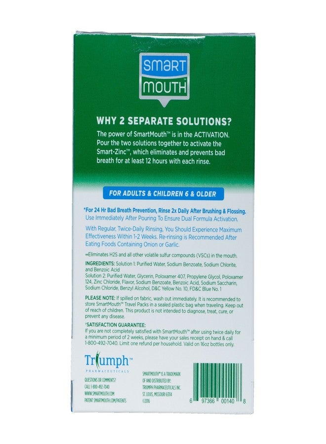 SmartMouth Mouthwash Packets, Clean Mint, 10 Count - Image 2